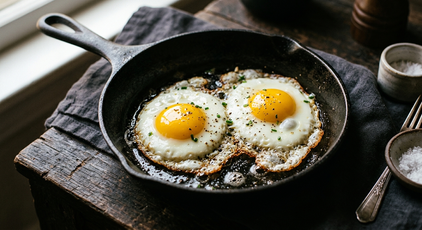 Fried eggs