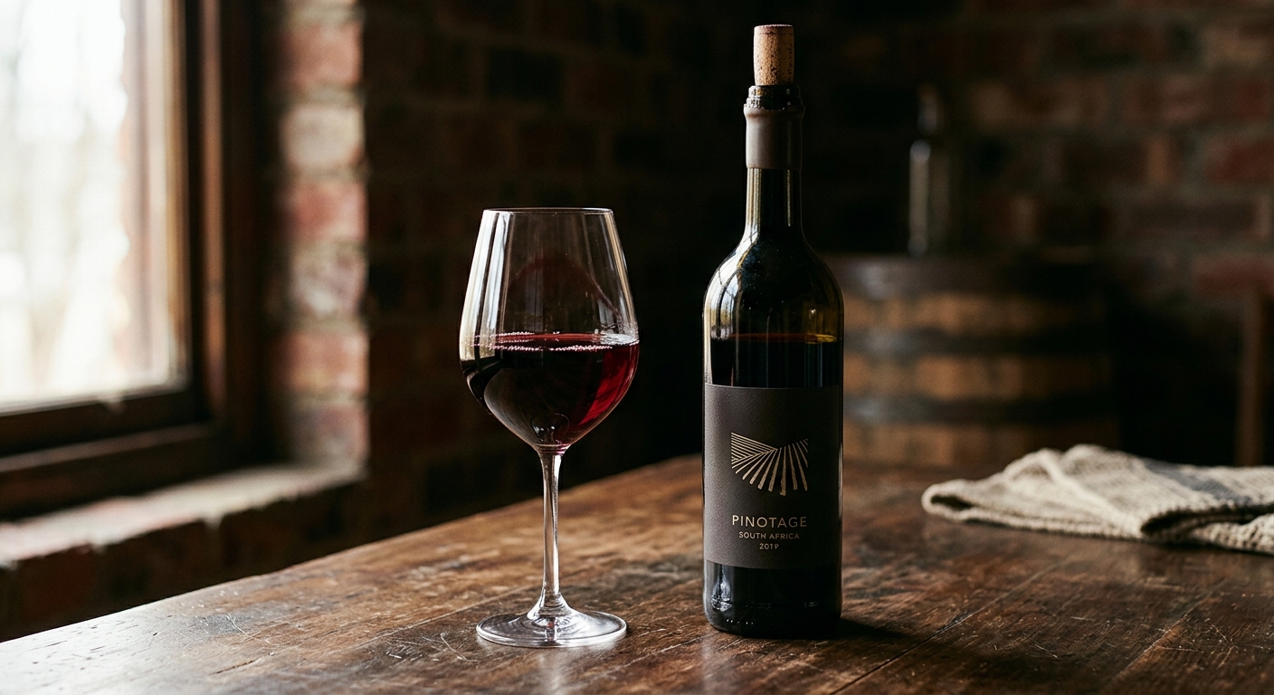 Pinotage red wine