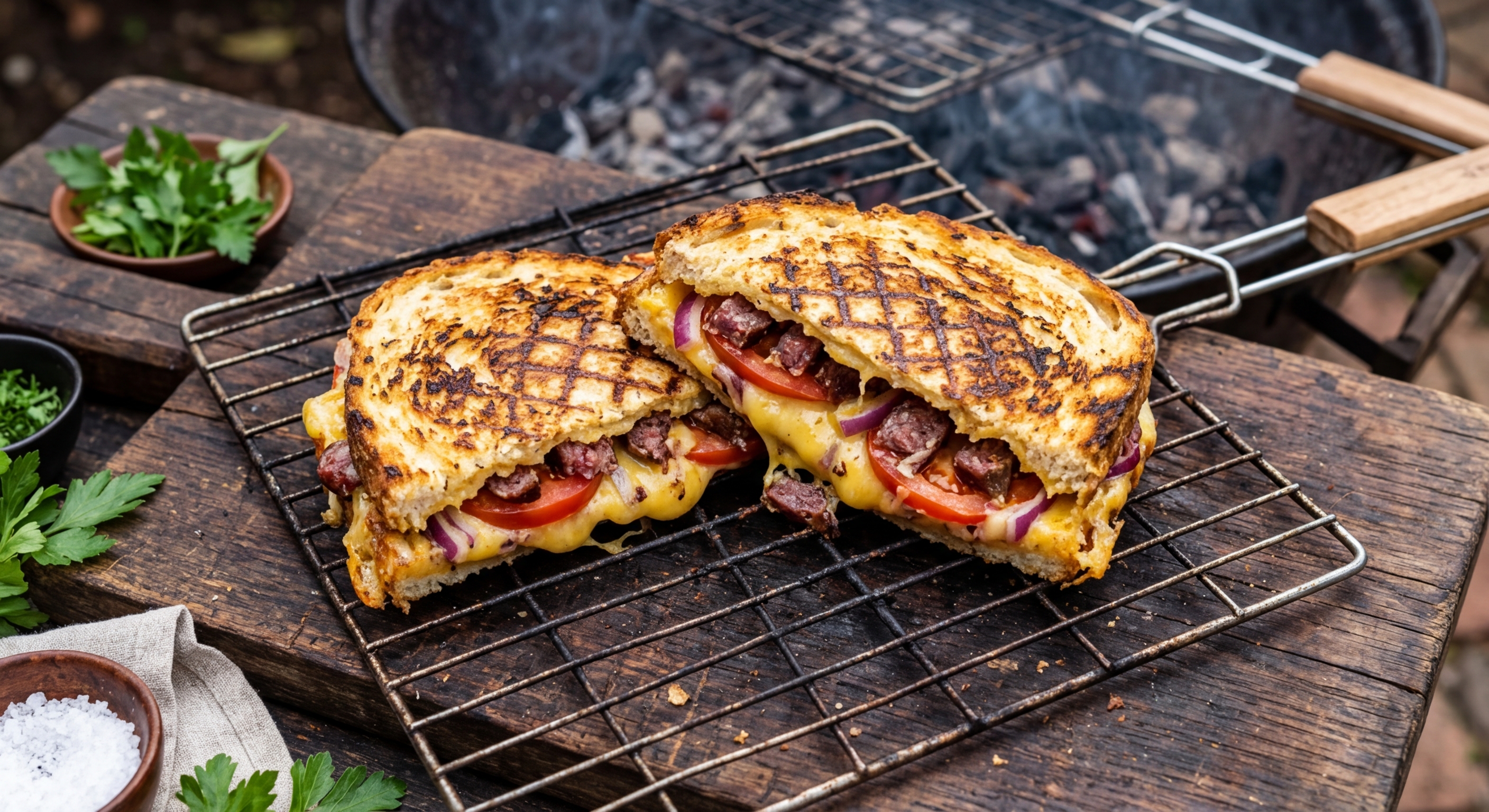 Droëwors Braaibroodjie