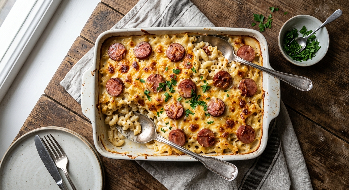 Falukorv Mac and Cheese