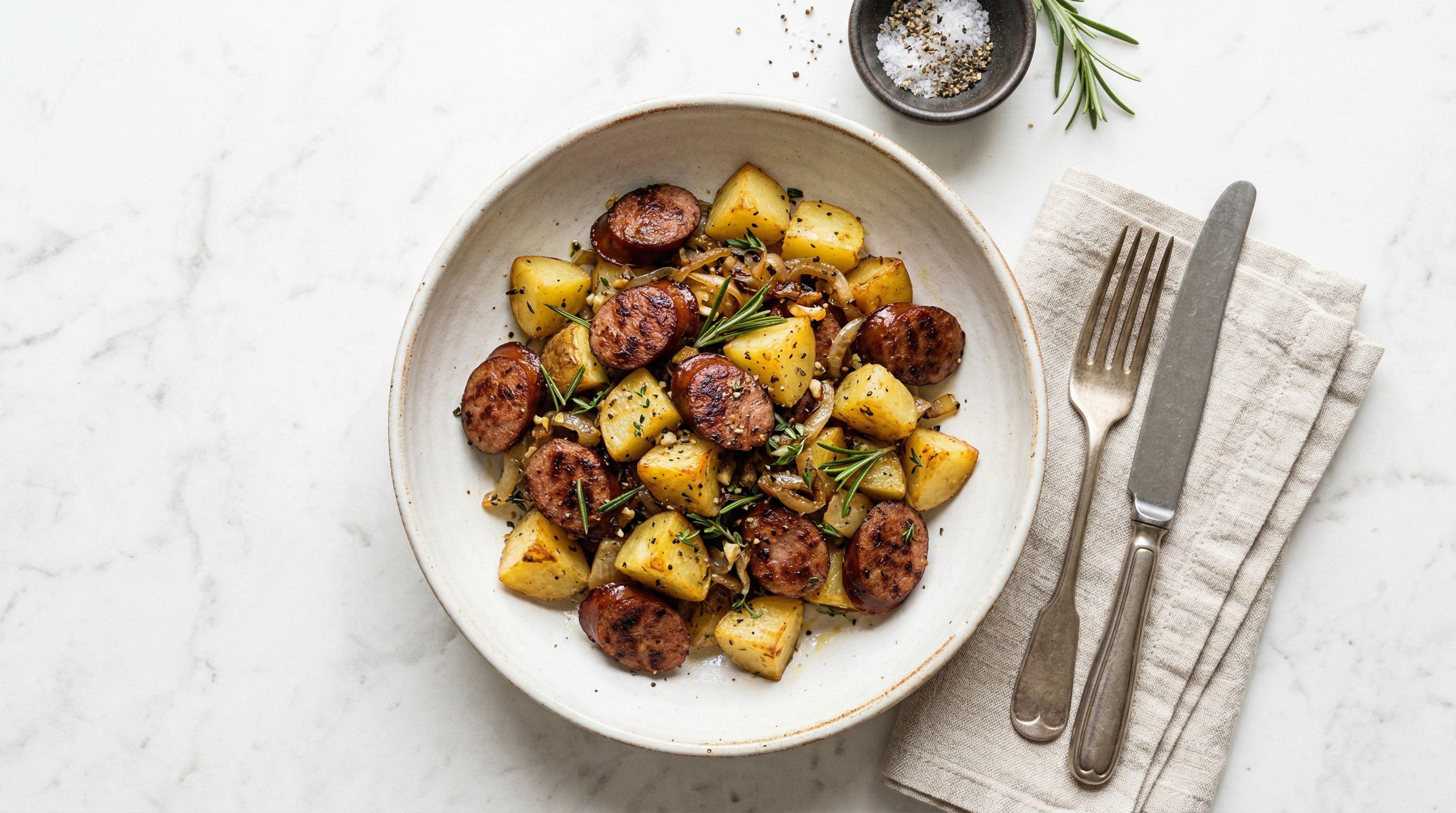 Farmers Sausage with Potatoes