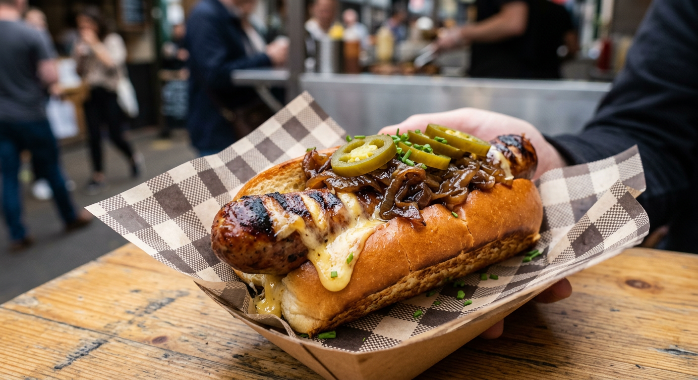 Kaesekrainer Hot Dog