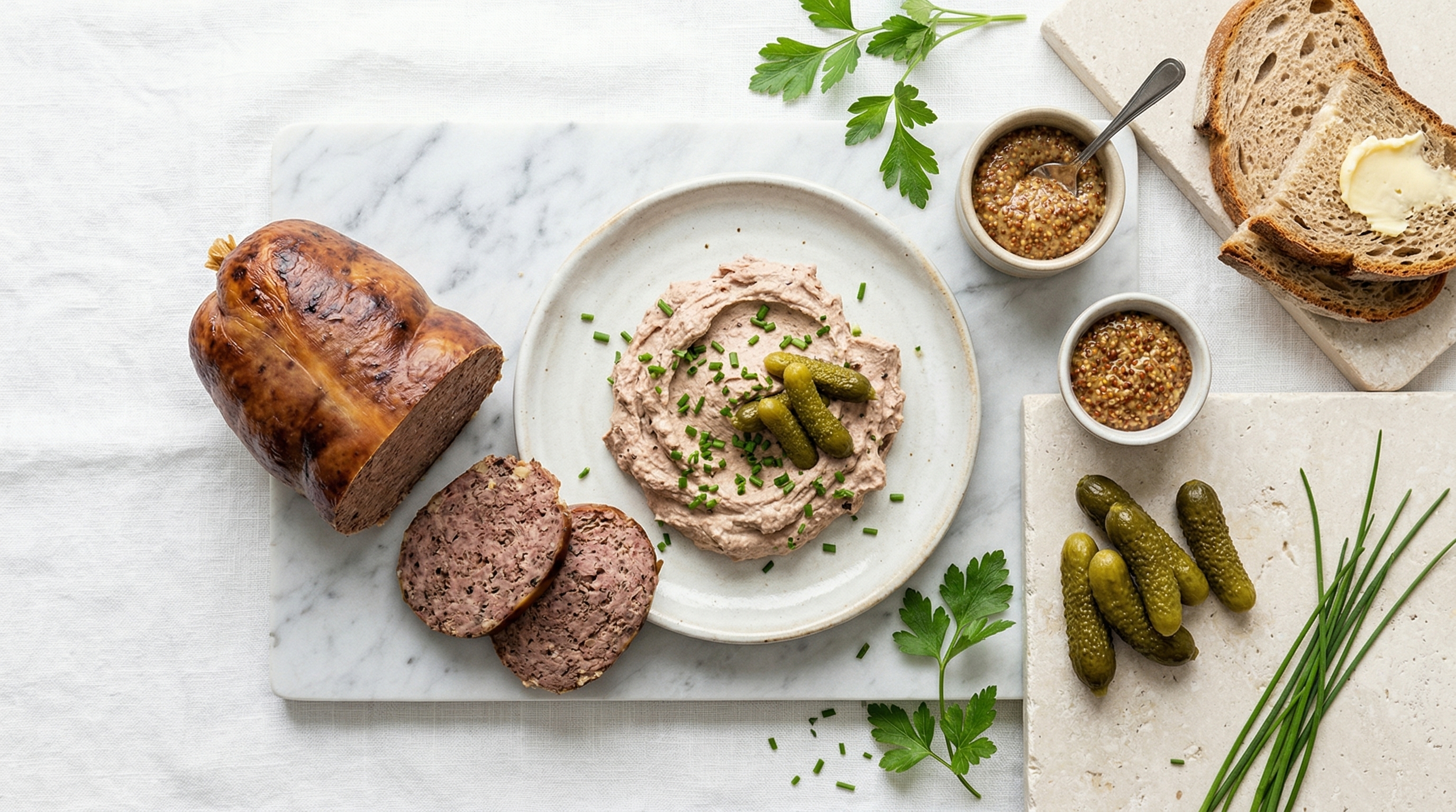 Liverwurst Spread with Cornichons