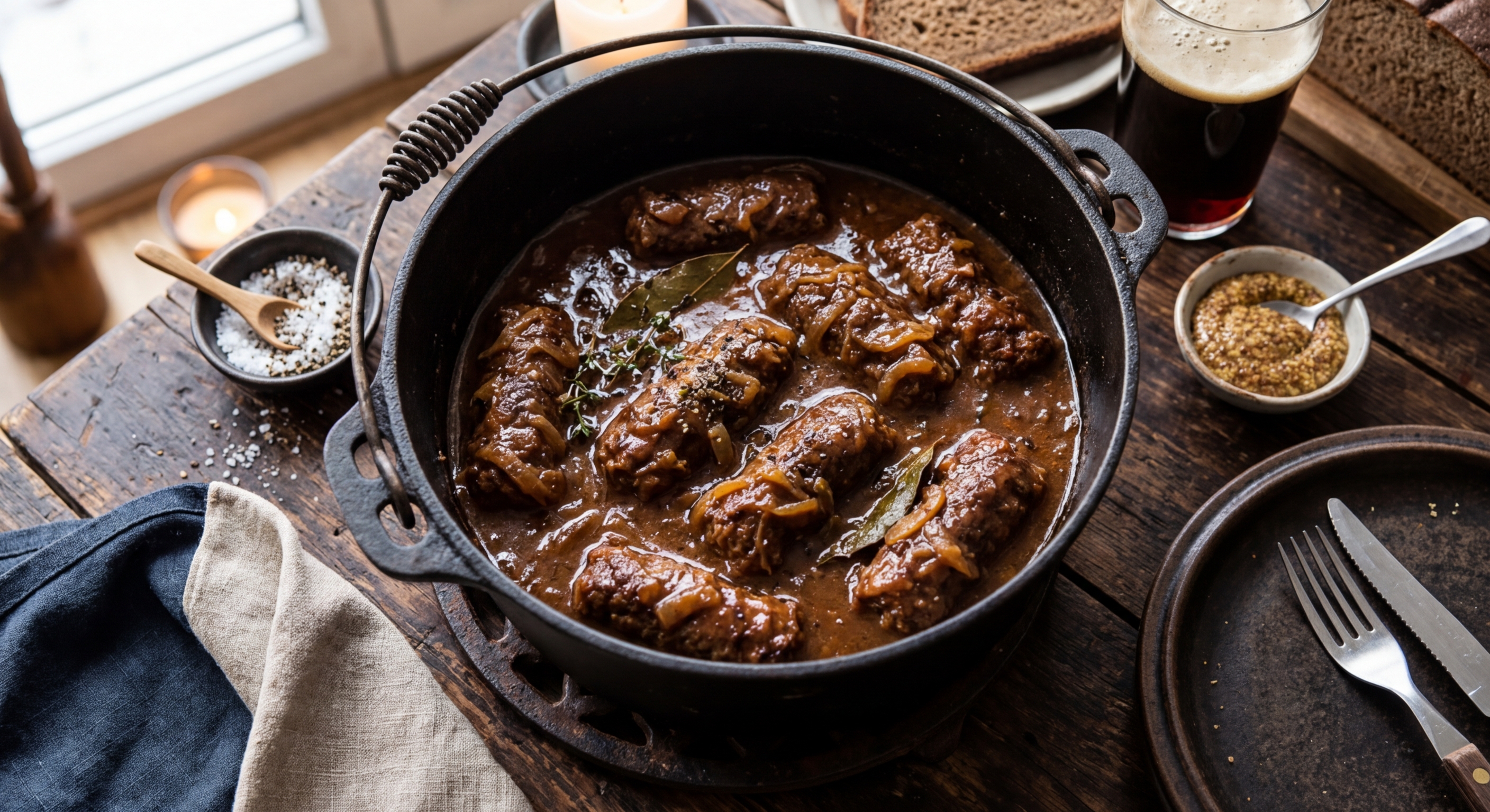 Mici în Sos de Bere