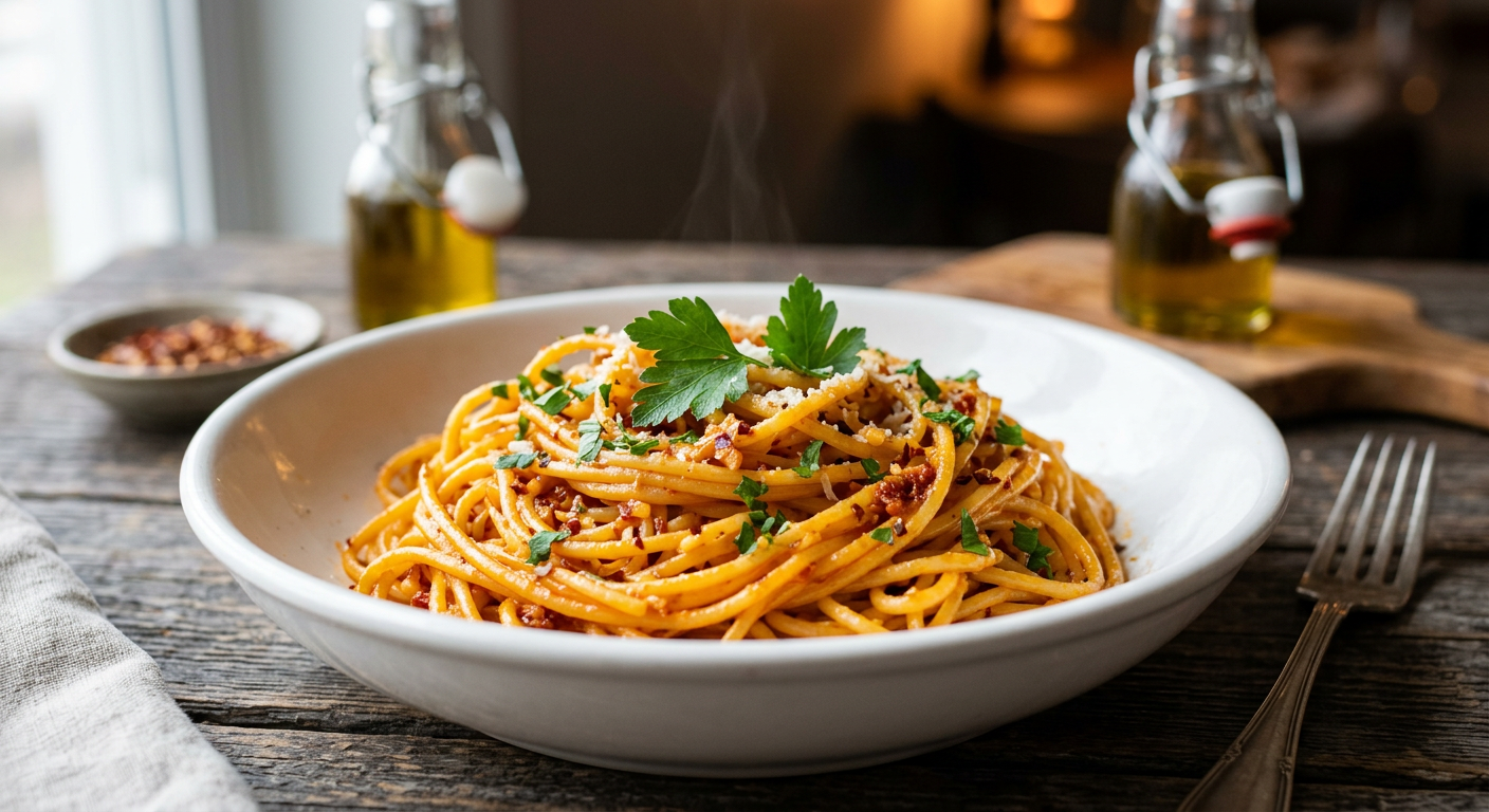 'Nduja Pasta Aglio e Olio