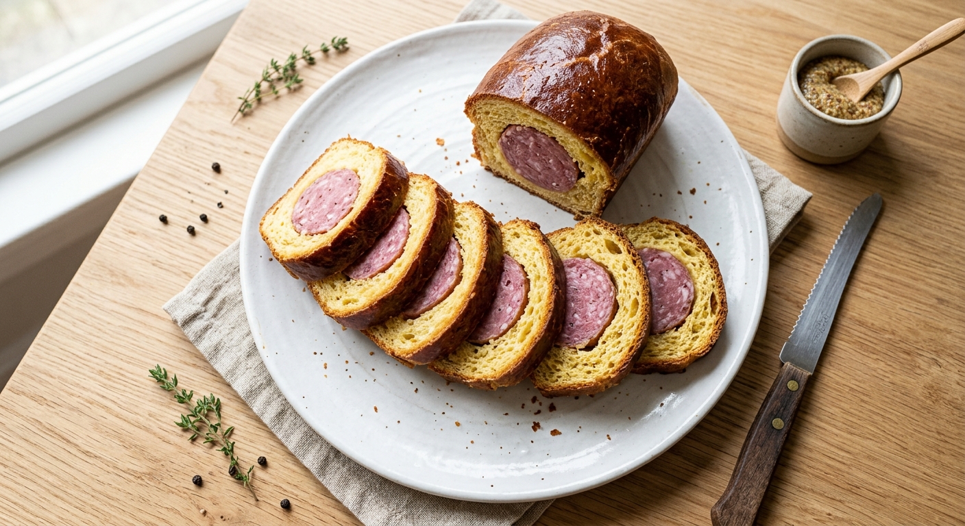 Saucisson en Brioche