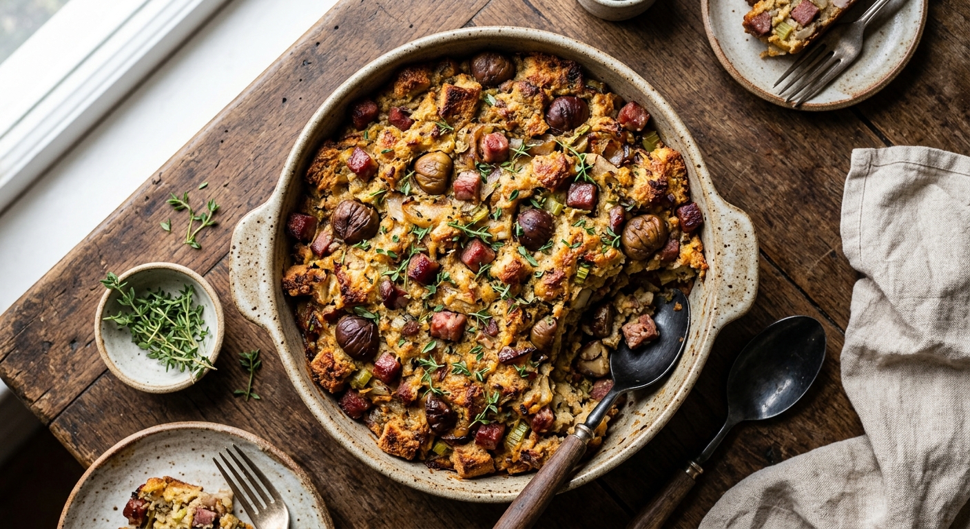 Chestnut and Saucisson Stuffing