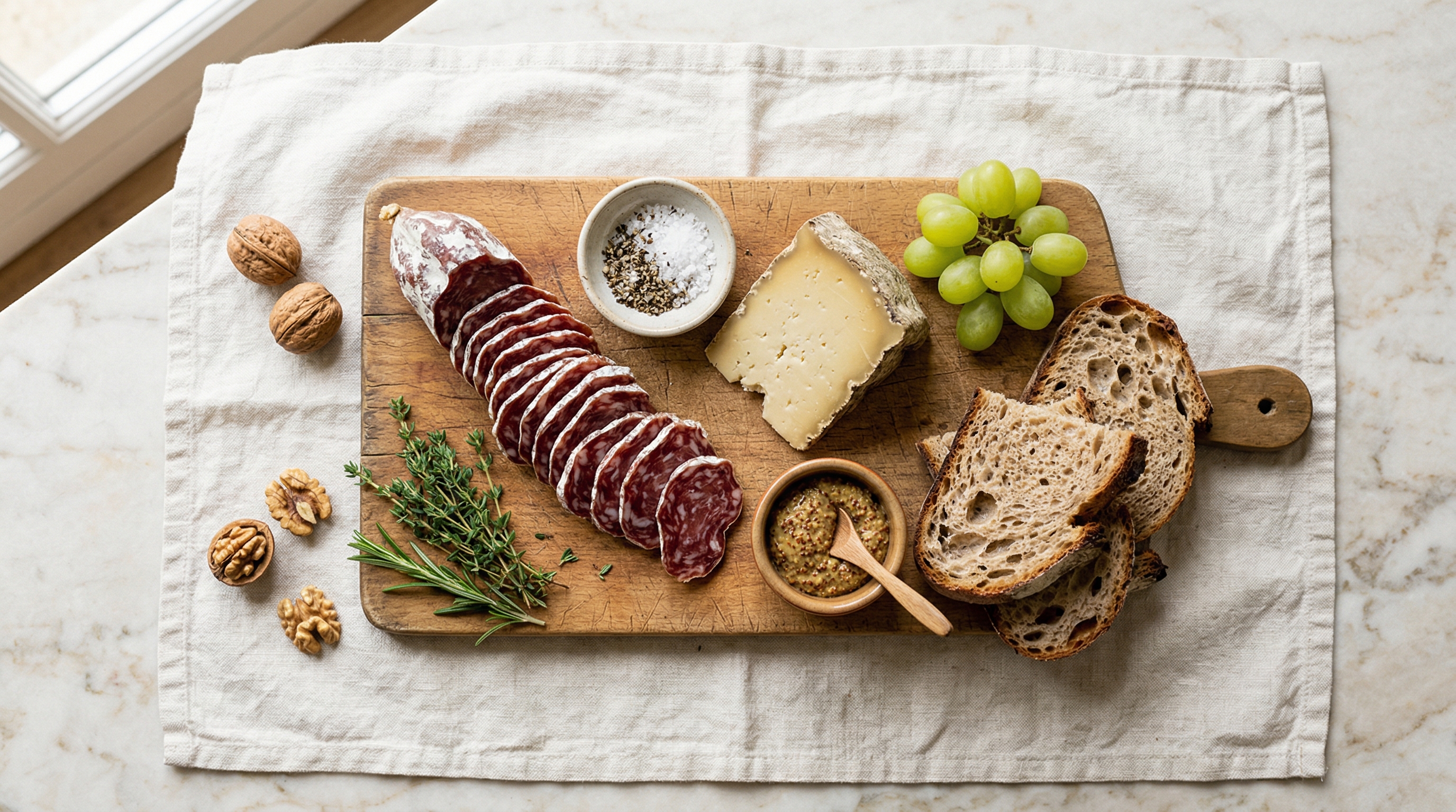 Saucisson Sec de l'Ardèche Tasting Platter