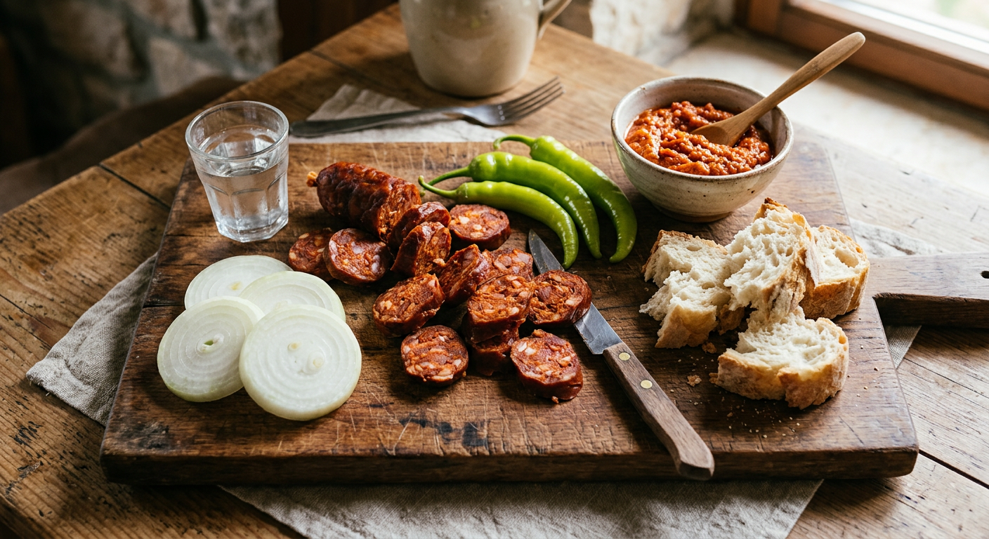 Slawonische Wurstplatte