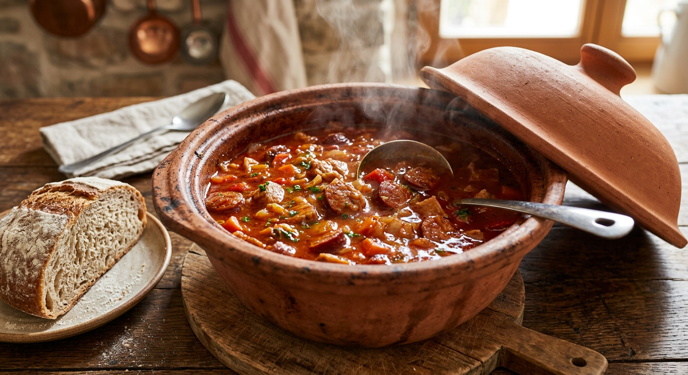 Slawonischer Gulasch mit Kobasica