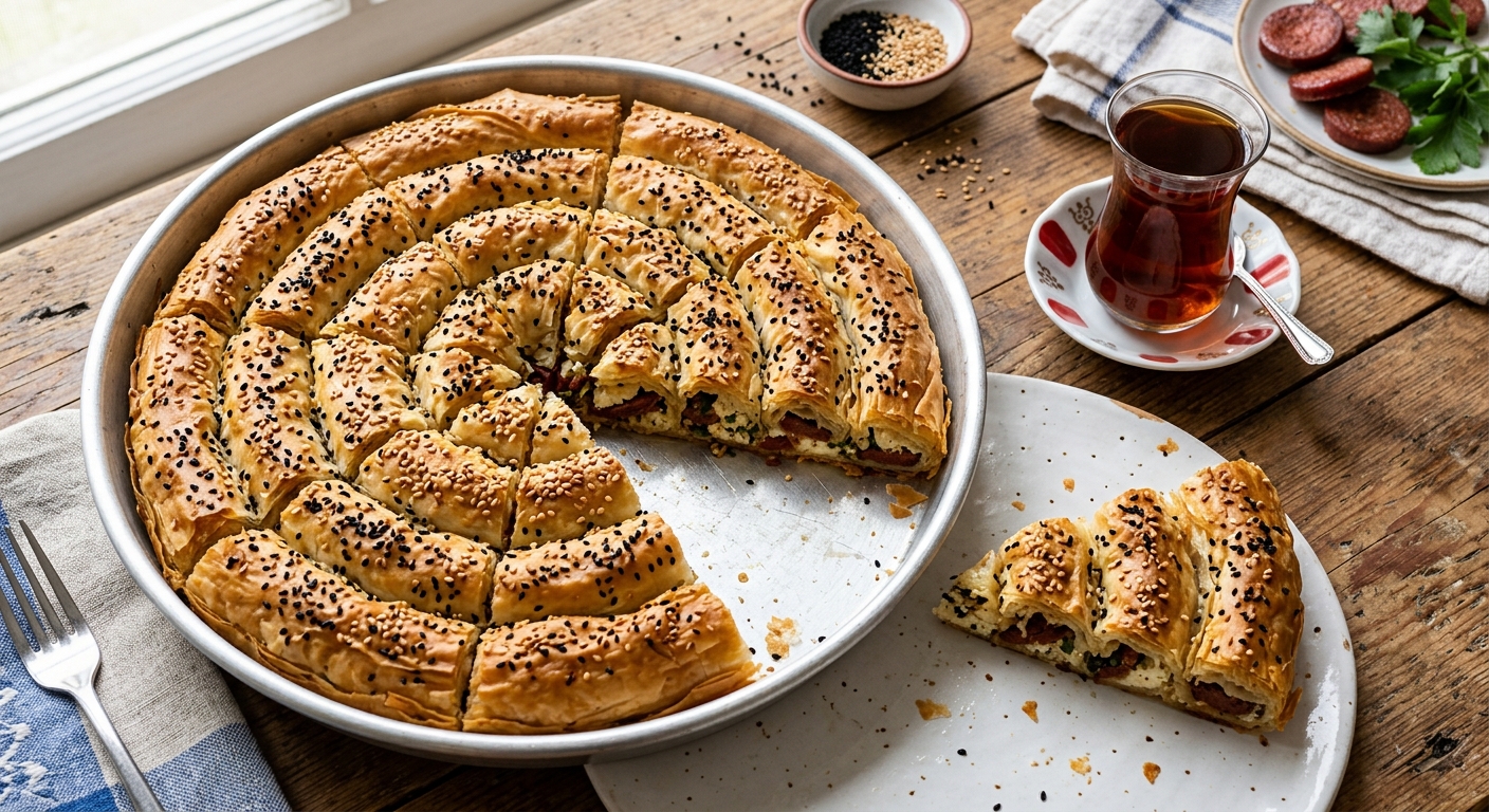 Sucuklu Börek