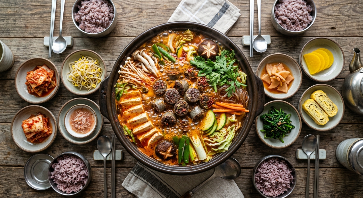 Sundae Jeongol (Sundae Hot Pot)